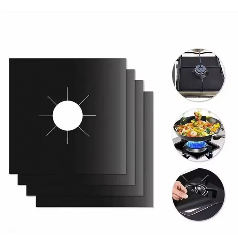 2/4/8Pcs Gas Stove Protector C - Commercial Kitchen Hoods ulasan dan harga